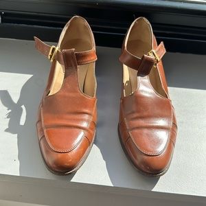 Vintage Salvatore Ferragamo leather loafer shoes size 8